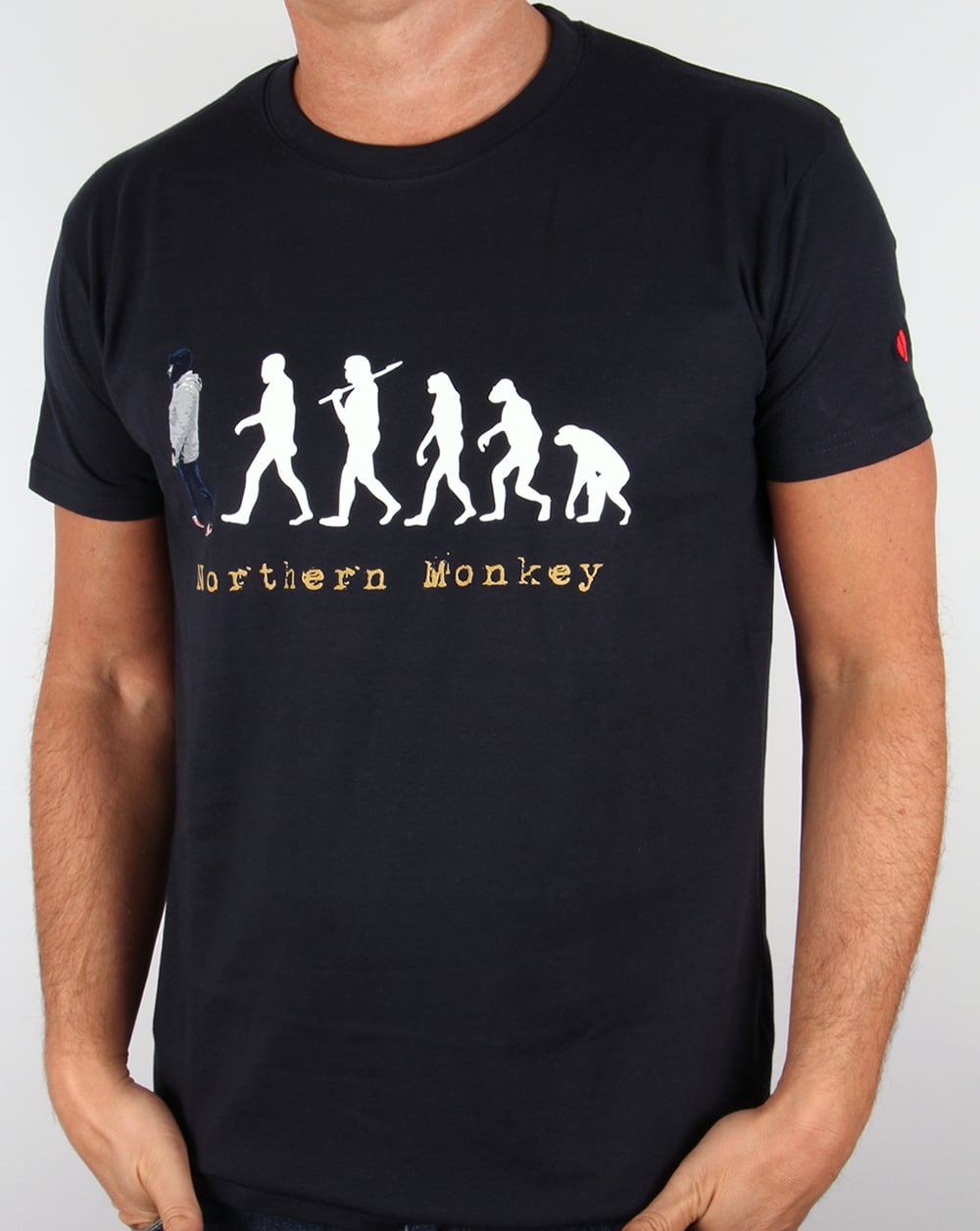 80s Casuals Northern Monkey T-Shirt Marineblau