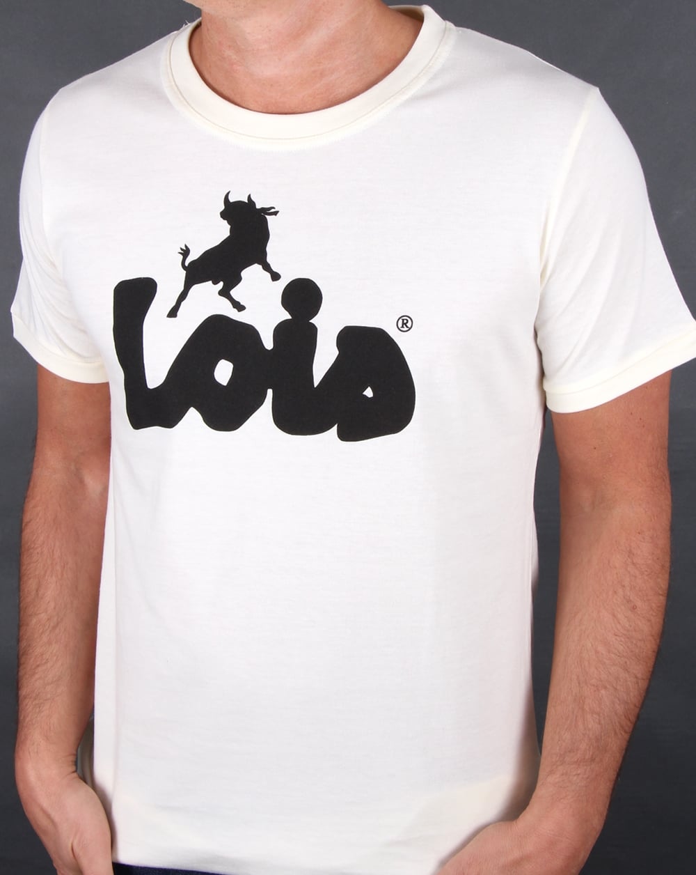 Lois Bull Logo T-Shirt Hellgelb