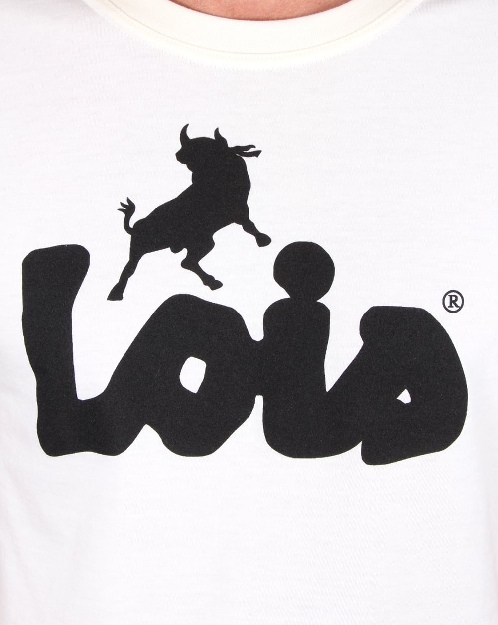 Lois Bull Logo T-Shirt Hellgelb
