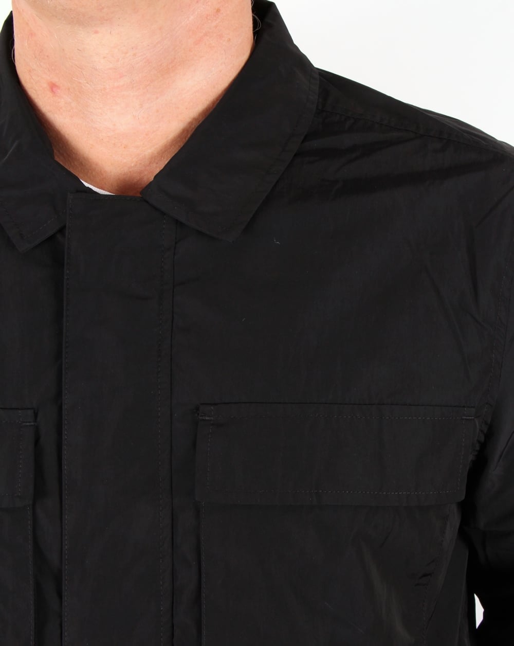 Bellfield Pogue Overshirt-Jacke Schwarz
