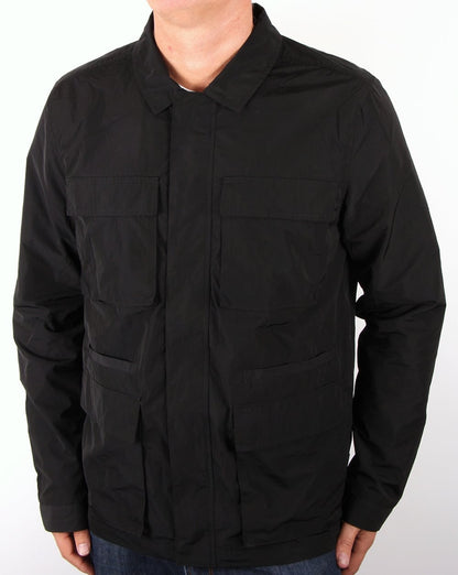 Bellfield Pogue Overshirt-Jacke Schwarz