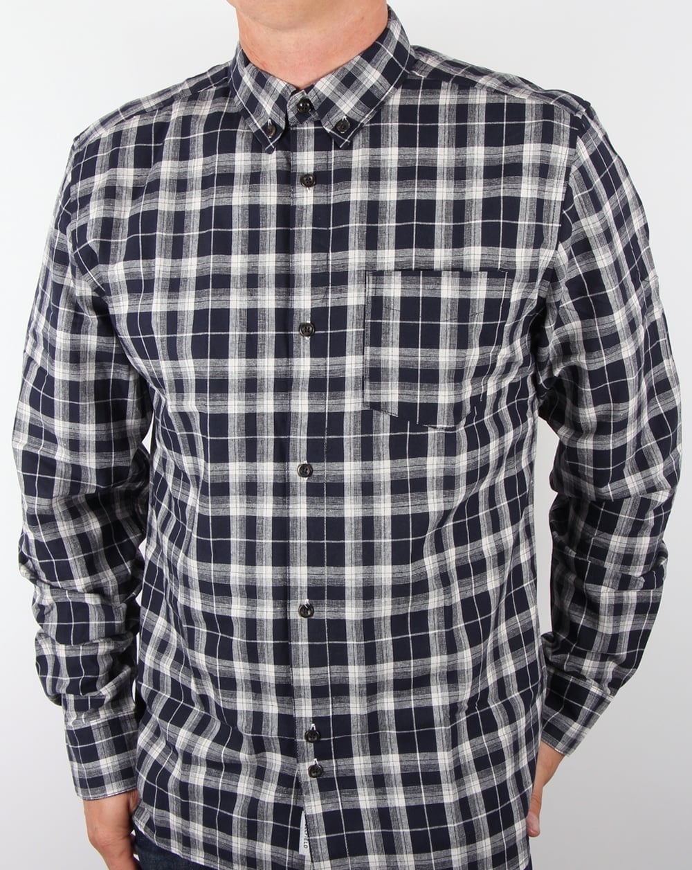 Bellfield Dillon Karohemd Blau