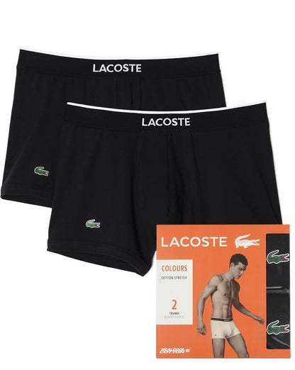 Lacoste Doppelpack Boxershorts Schwarz