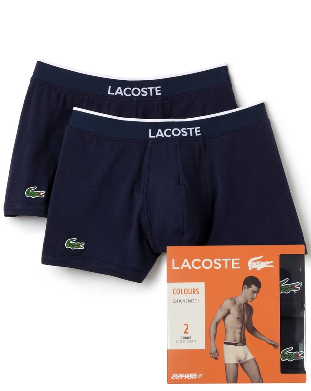 Lacoste Doppelpack Boxershorts Dunkelblau