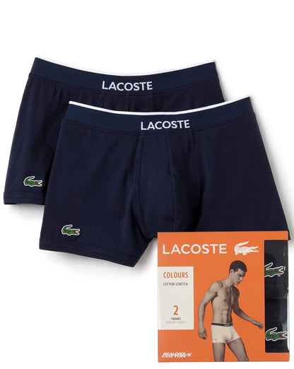 Lacoste Doppelpack Boxershorts Dunkelblau