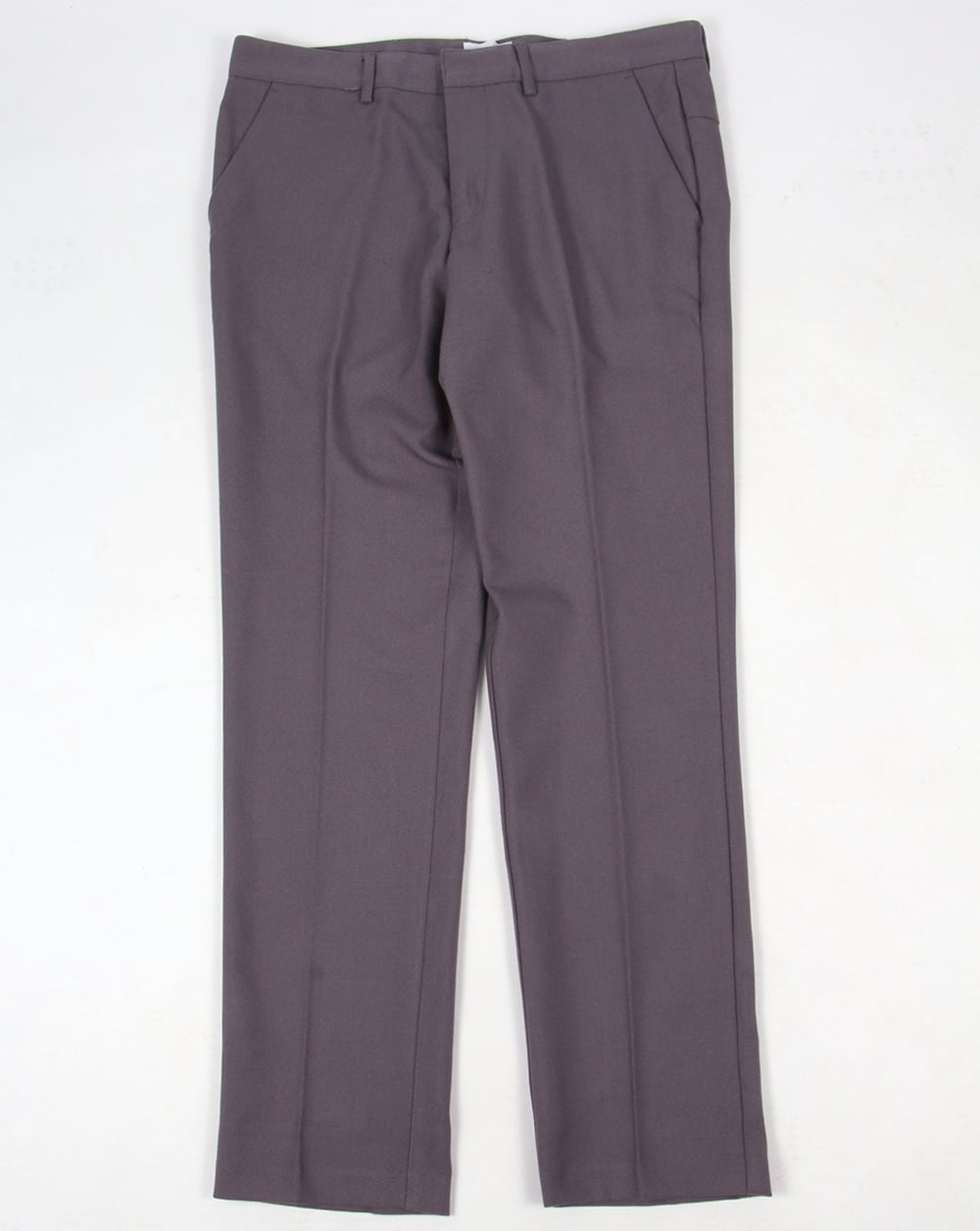 Farah – Klassische Hopsack-Hose im Stil der 80er, Schiefergrau