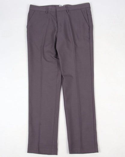 Farah – Klassische Hopsack-Hose im Stil der 80er, Schiefergrau