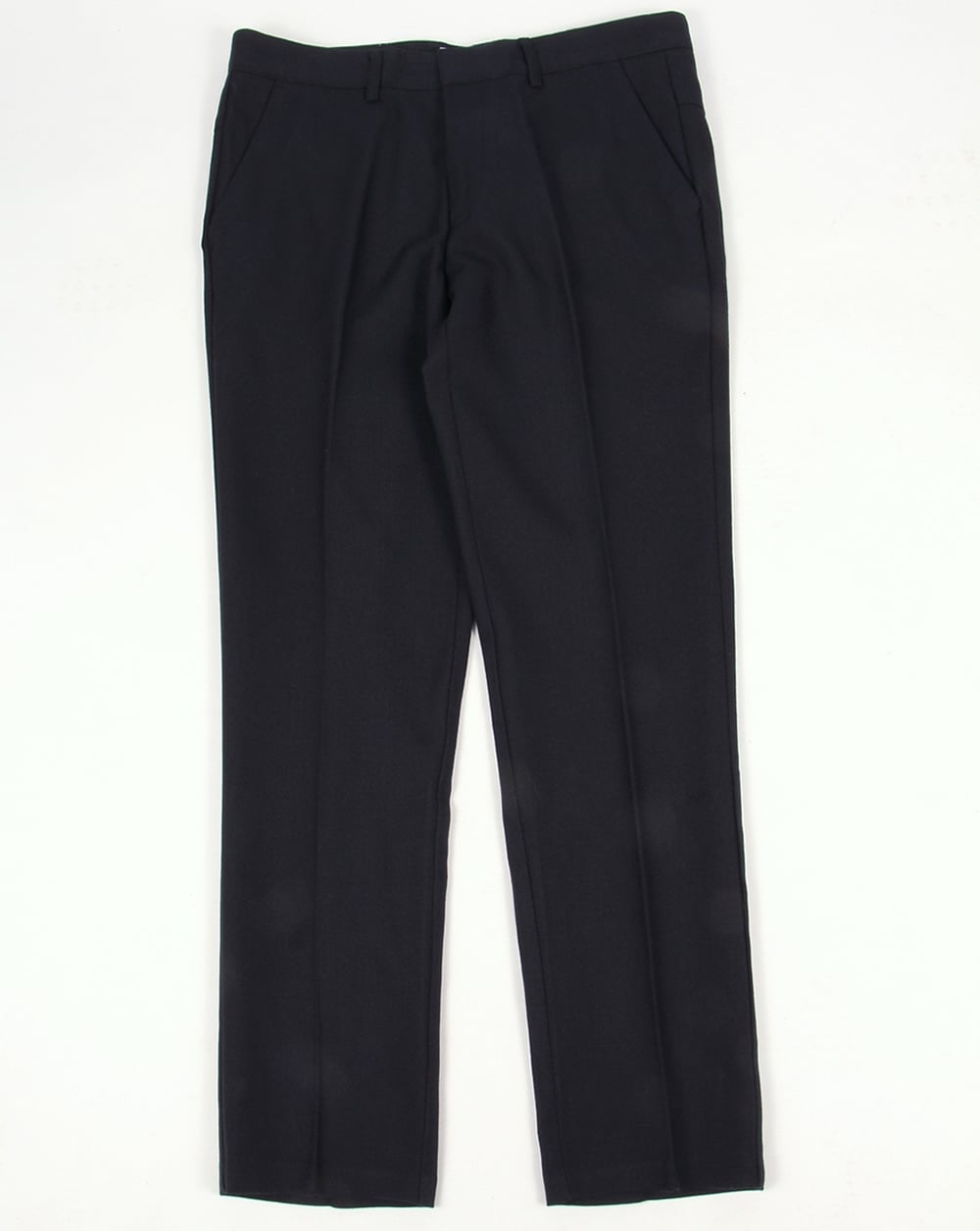 Farah – Klassische Hopsack-Hose im Stil der 80er, Marineblau