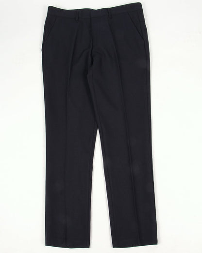 Farah – Klassische Hopsack-Hose im Stil der 80er, Marineblau
