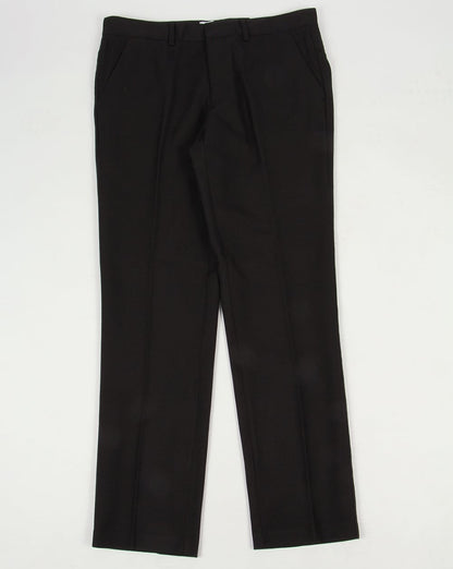 Farah – Denby – Feste Hopsack-Hose in Schwarz