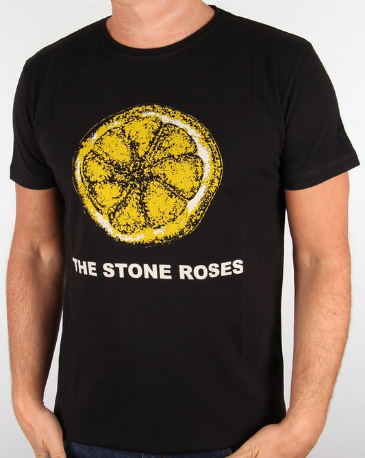 Worn By Stone Roses Lemon T-Shirt Schwarz