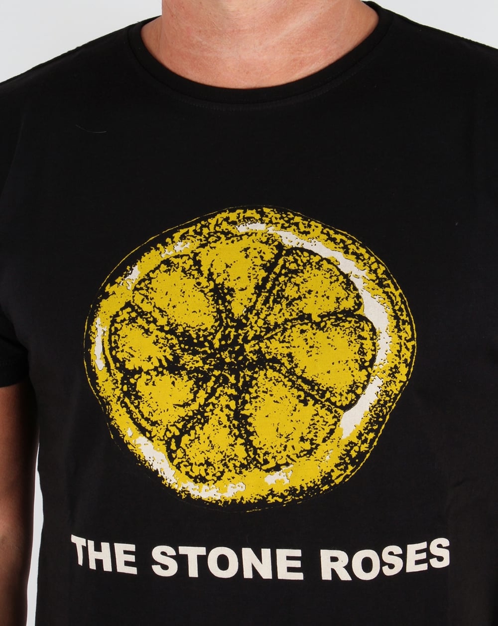 Worn By Stone Roses Lemon T-Shirt Schwarz