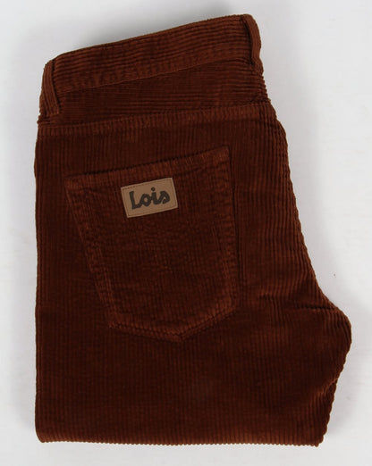 Lois Dallas Jumbo Cord Dunkelbraun