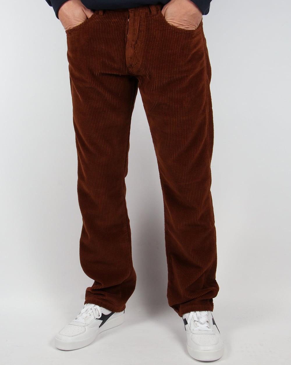 Lois Dallas Jumbo Cords Dark Brown