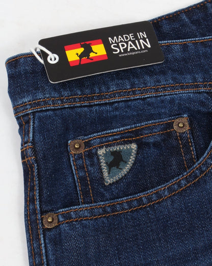 Lois Marvin Klassische Jeans mit geradem Bein, Vintage-Waschung