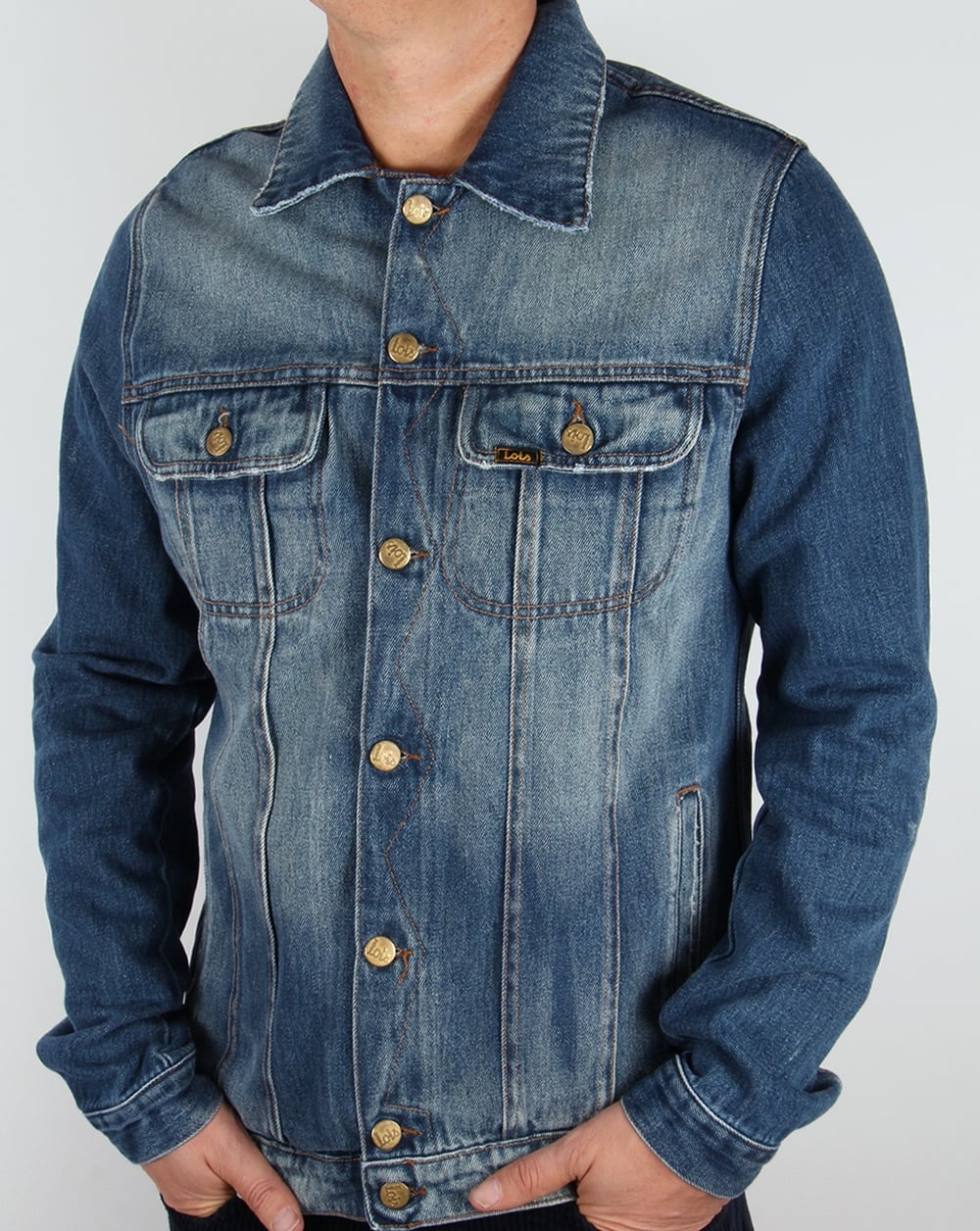 Lois Tejana – Jeansjacke in Stone Wash