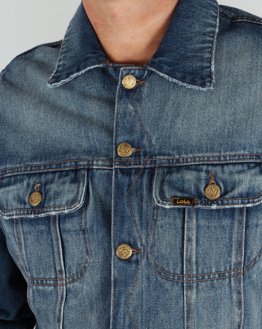 Lois Tejana – Jeansjacke in Stone Wash
