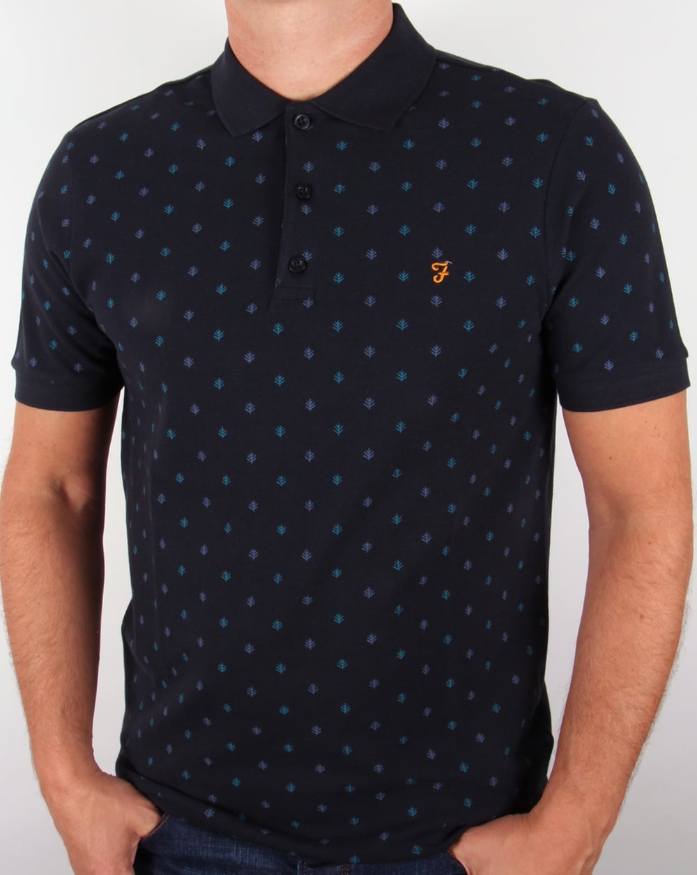 Farah Brady Poloshirt, Marineblau