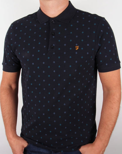 Farah Brady Poloshirt, Marineblau