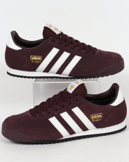 Adidas Dragon Sneakers Nachtrot/Weiß