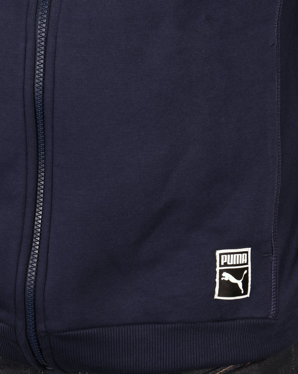 Puma T7 Full Zip Hoody Marineblau/Rot