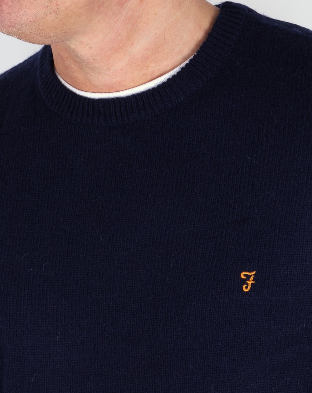 Farah – Rosecroft-Pullover in Marineblau