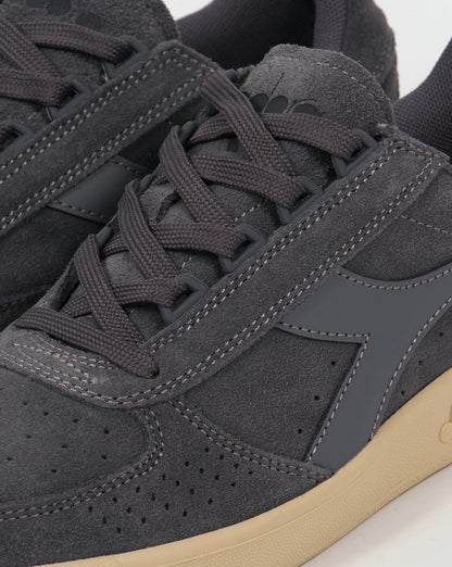 Diadora B. Elite Wildleder-Sneakers Stahlgrau