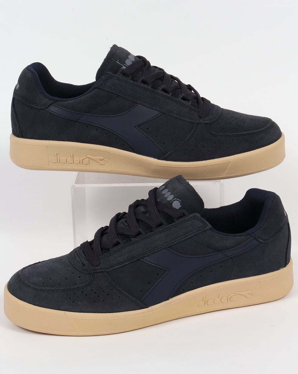 Diadora B. Elite Suede Trainers Navy Tuareg