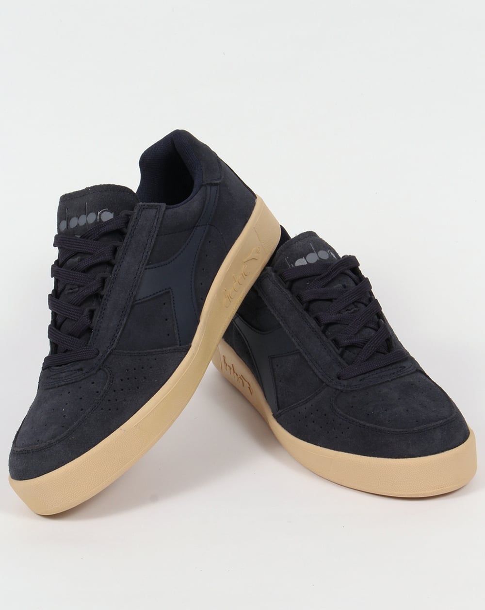 Diadora B. Elite Suede Trainers Navy Tuareg
