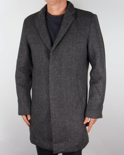 Bellfield Jak Wollmantel Grau