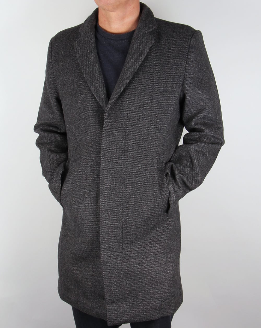 Bellfield Jak Wollmantel Grau