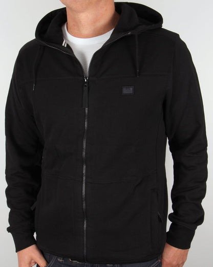 Weekend Offender Lee Kapuzenjacke Schwarz