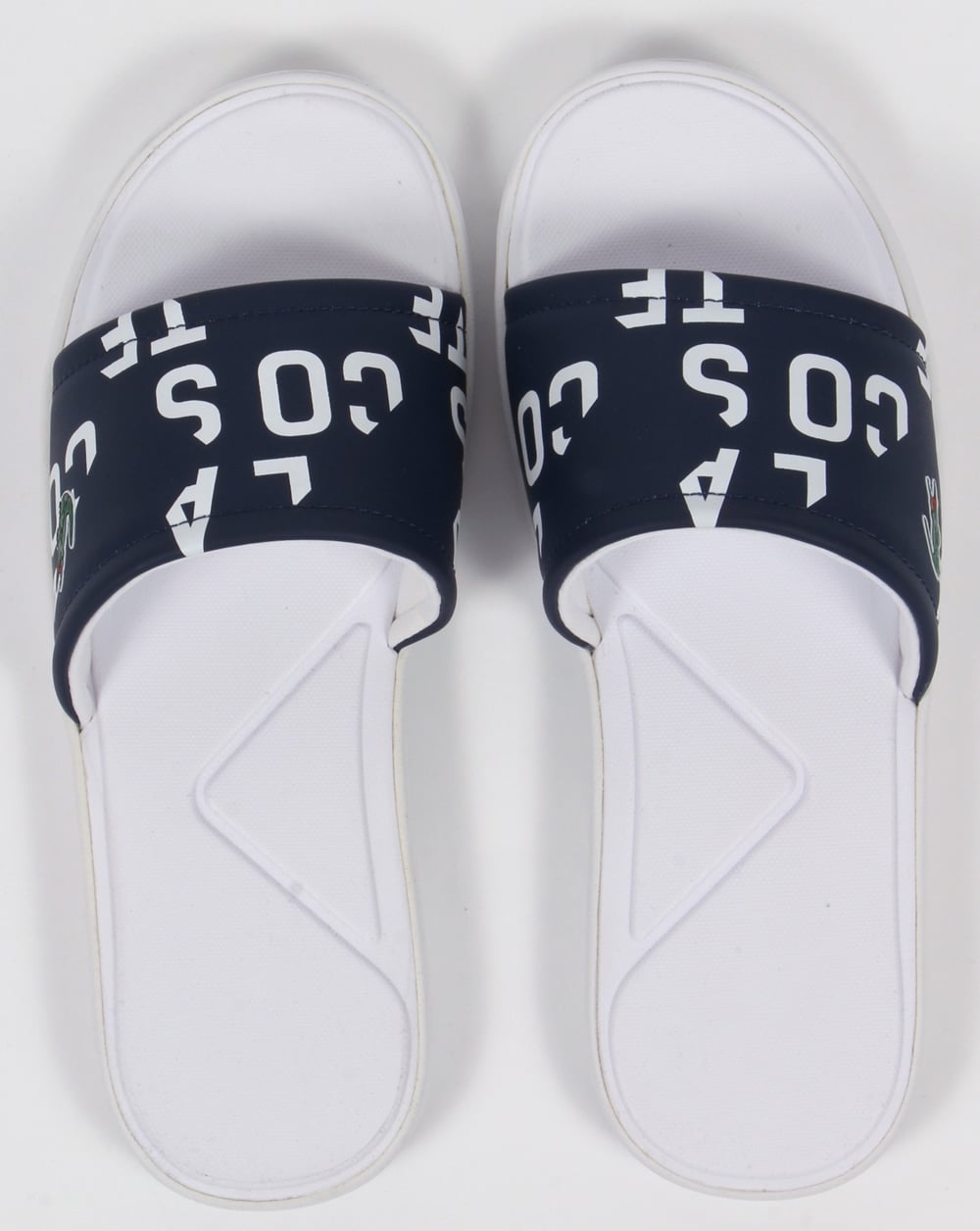 Lacoste L.30 Pantoletten Marineblau