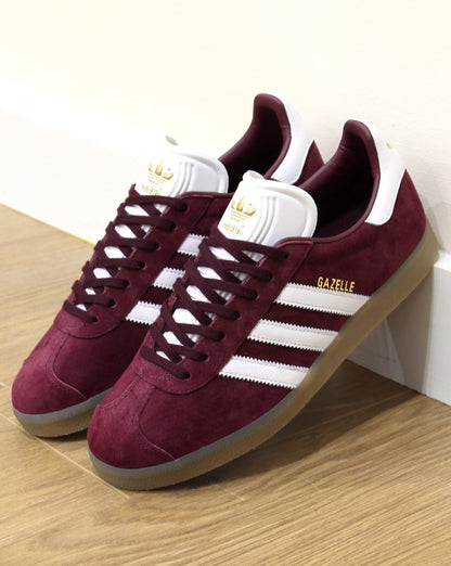 Adidas Gazelle Sneakers Kastanienbraun/Weiß/Gummi