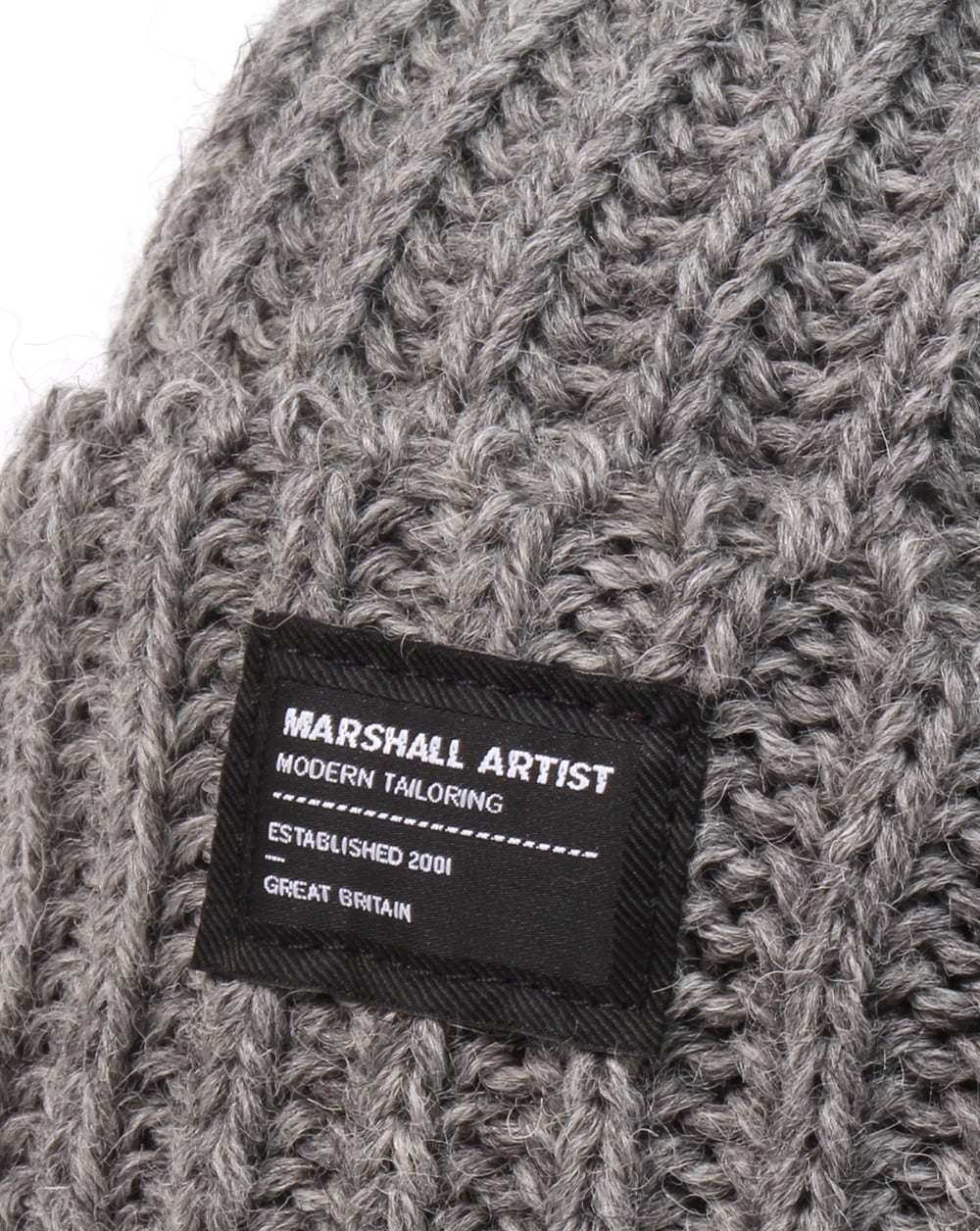Marshall Artist Made In England Wollmütze Stahlgrau