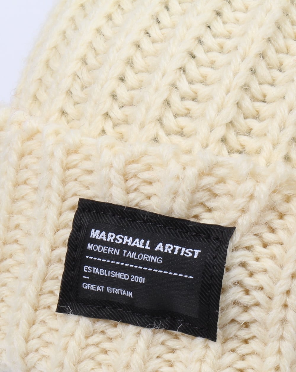 Marshall Artist Made In England Wollmütze Winterweiß