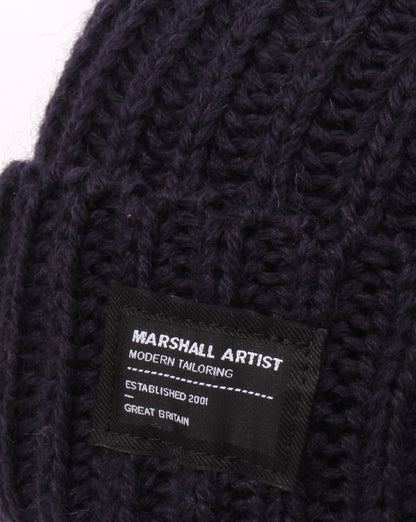 Marshall Artist Made In England Wollmütze Marineblau