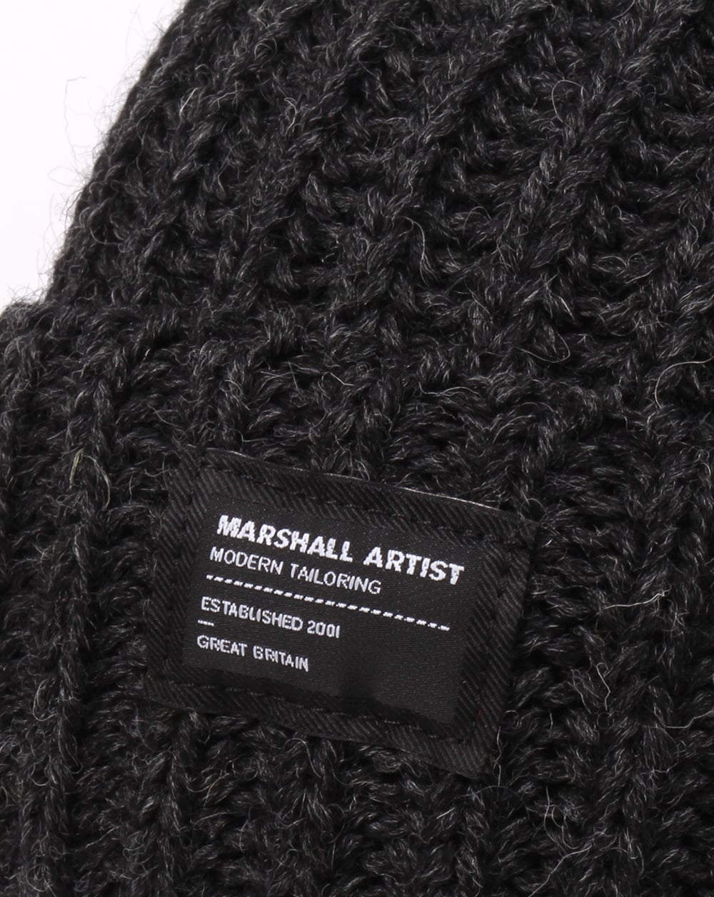 Marshall Artist – Made in England – Wollmütze in Anthrazitgrau
