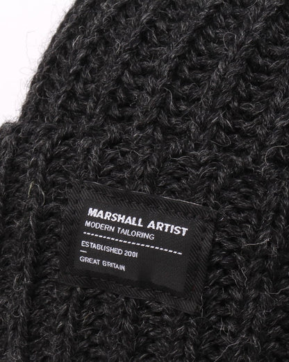 Marshall Artist – Made in England – Wollmütze in Anthrazitgrau