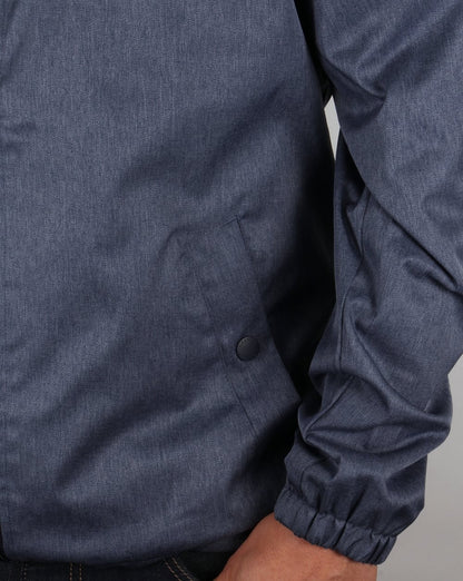 Lyle And Scott – Durchgehende Kapuzenjacke mit Reißverschluss, Blau meliert
