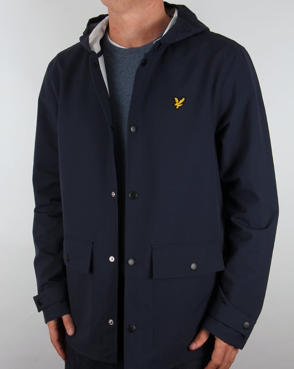 Lyle And Scott Regenmantel, Marineblau