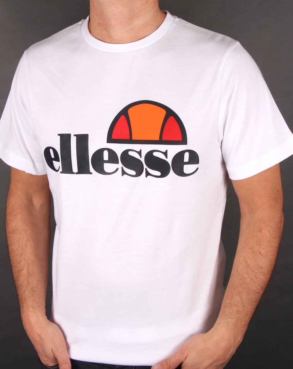 Ellesse – Weißes T-Shirt mit Logo