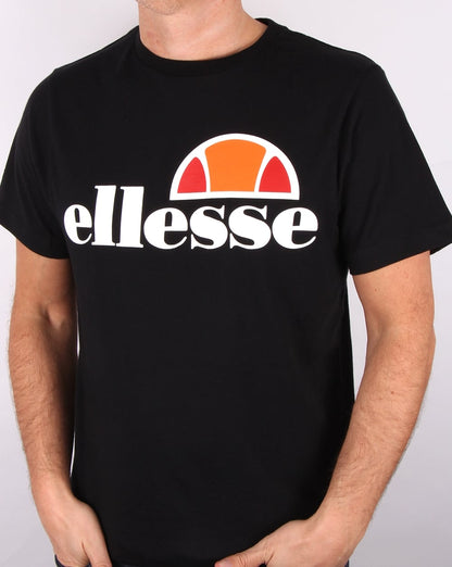 Ellesse – Schwarzes T-Shirt mit Logo