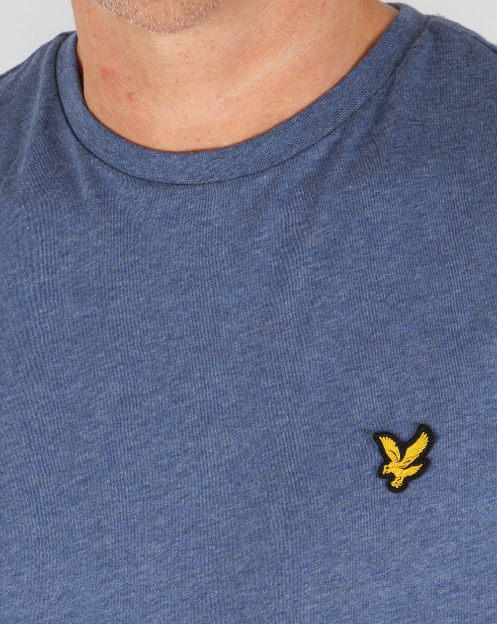 Lyle And Scott – T-Shirt in Indigo-Melange