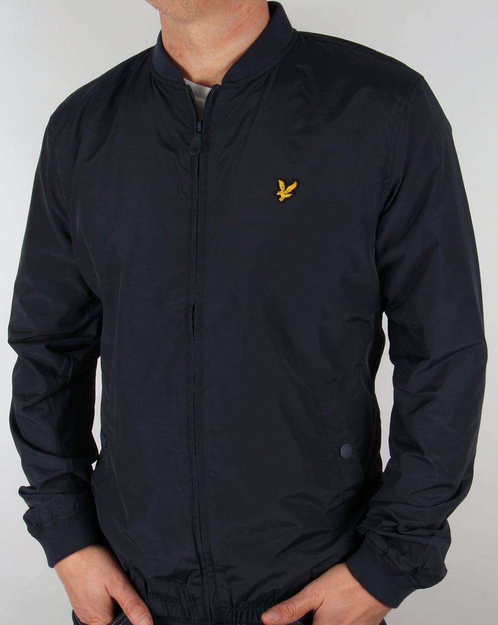 Lyle And Scott – Leichte Bomberjacke in Marineblau