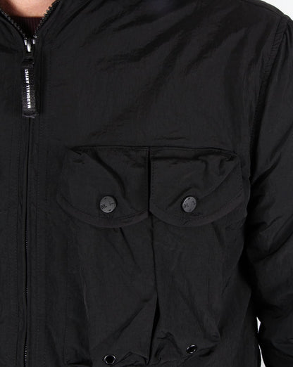 Marshall Artist Multi Pocket Overshirt Jacke Schwarz