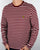Lyle And Scott Long Sleeve Breton Stripe T-shirt Claret Jug