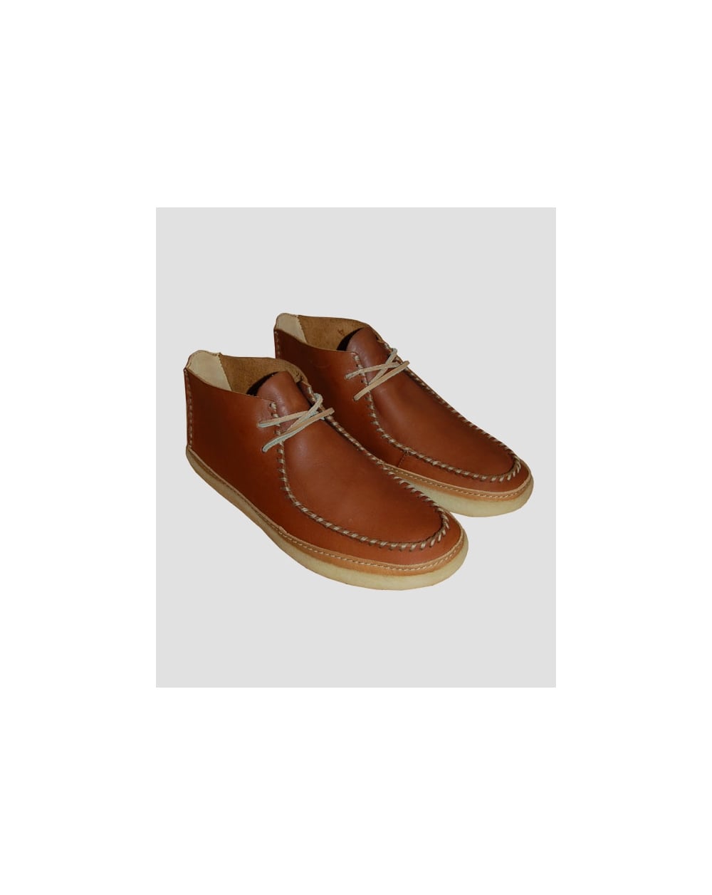 Clarks Originals Vulco Spear Stiefel aus braunem Leder