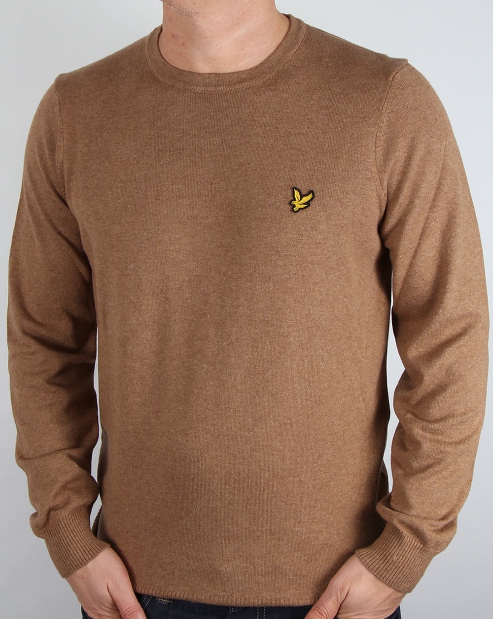 Lyle And Scott – Merinopullover in Brackenbraun
