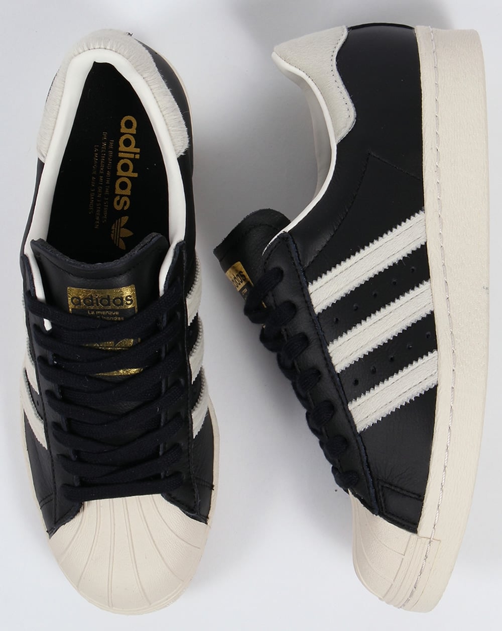 Adidas Superstar 80s Sneaker Schwarz/Weiß/Gold